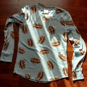 NWT Super Soft Pancake Pajama Top S